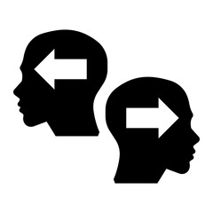 difference Solid icon