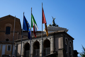 View of the Altar of the Fatherland in Rome