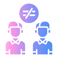difference Gradient icon