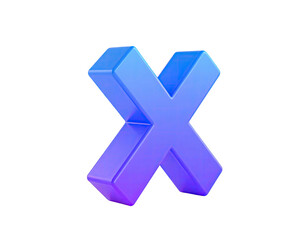 Obraz premium 3D rendering of a stylized 