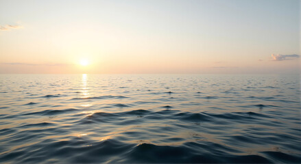 Fototapeta premium sunset over the sea