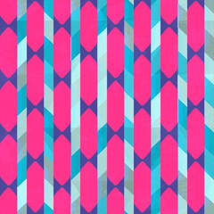 Red mosaic seamless pattern