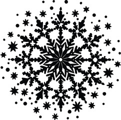 Abstract geometric pattern of intersecting lines and shapes creating a modern design isolated on transparent background