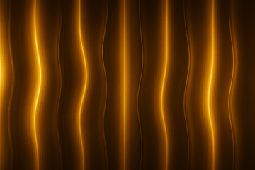 Abstract golden silk wave background design