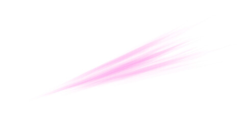 Pink Air Flow Wave with Swirl and Motion Blur on Transparent Background