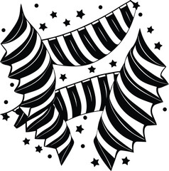 Close up of vibrant green leaves with detailed veins and dewdrops isolated on transparent background