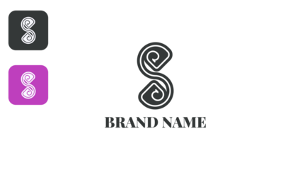 Letter S elegant vector logo design, abstract stylish monogram template icon for business, branding, and creative identity