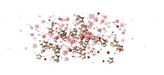 Beautiful Christmas background features sparkling stars and snowflakes perfect for festive designs and celebrations. Ideal for holiday greetings © vegefox.com