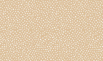 Abstract Hand Drawn Spotted Seamless Pattern, Fawn Deer Animal Print and Terrazzo Texture