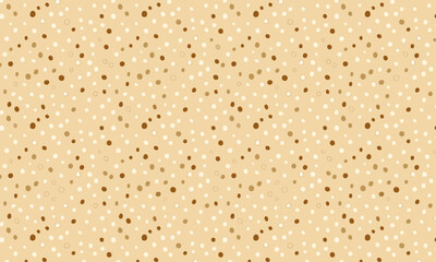 Cute Baking Sprinkles Seamless Pattern, Abstract Brown Sugar and Cookie Dough Texture