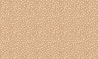 Abstract Hand Drawn Spotted Seamless Pattern, Fawn Deer Animal Print and Terrazzo Texture