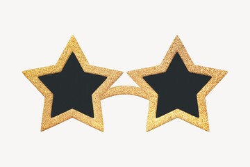 Star sunglasses clip art, accessory design