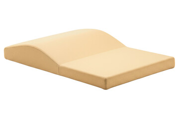 Ergonomic contour memory foam cushion on a transparent background