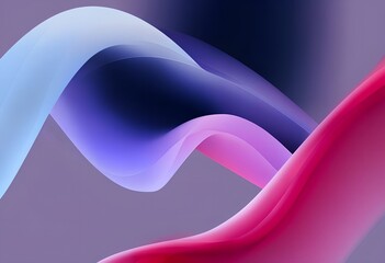 smooth abstract background with flowing waves in shades of blue, purple, and pink against a light purple-grey base.
