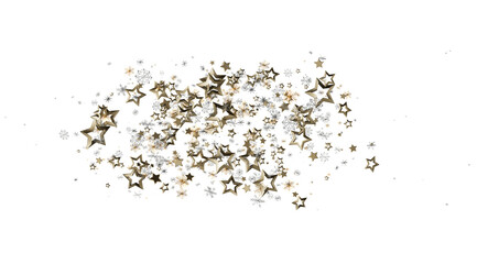 Sparkling stars, holiday magic, festive design, celebration, winter, Christmas, New Year, elegant, luxury, shimmer, glitter, confetti