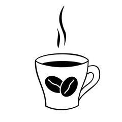 Coffee icon vector set. Hot drink illustration sign collection. Coffee house symbol. Coffee machine logo. Cappuccino or latte web icon.