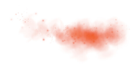 Ethereal Red Mist and Fog with Soft Smoke Swirls and Dust Explosion, Transparent Haze, and Dreamy Atmospheric Effect for Abstract Backgrounds