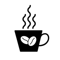 Coffee icon vector set. Hot drink illustration sign collection. Coffee house symbol. Coffee machine logo. Cappuccino or latte web icon.