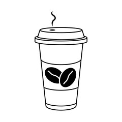 Coffee icon vector set. Hot drink illustration sign collection. Coffee house symbol. Coffee machine logo. Cappuccino or latte web icon.