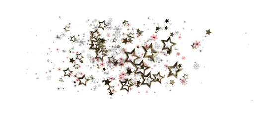 Elegant starburst and snowflake design on white, perfect for holiday greetings, celebrations, or winter-themed projects. Festive and versatile.