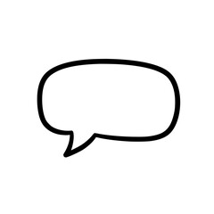 Fototapeta premium speech bubble icon