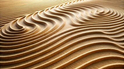 Abstract sand dune texture with wavy lines