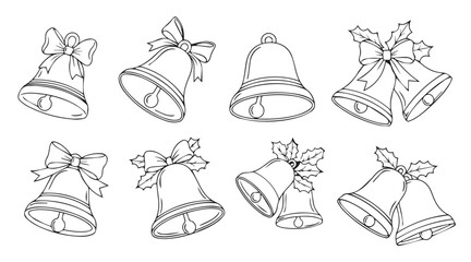 set of christmas bells