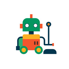 toy train isolated on white