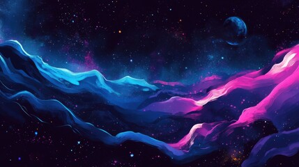 kosmos, background earth in space, space style, end of the world