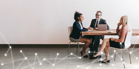 Business people discussing in a meeting room