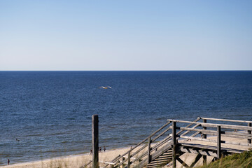 Weg zum Strand auf der Insel Sylt
