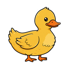 Cartoon duckling 