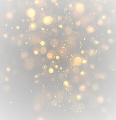 Festive Golden Glow Overlay PNG