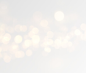 Glowing Christmas Lights Bokeh PNG