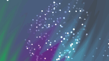 Abstract animated background of moving bokeh lights and aurora borealis style shapes, Abstracts Twirls Particles, royalty stock.