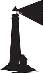 A light house  design with color palette and clean typography elements