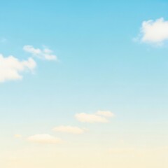 Serene Sky with Wispy Clouds and Soft Light