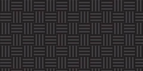 black and white geometric pattern square texture textile overlap design.	
