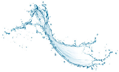 Water splash isolated