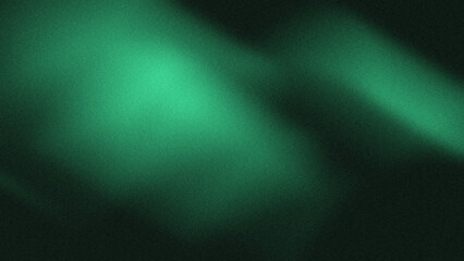 Fototapeta premium Abstract background Soft green light on dark background