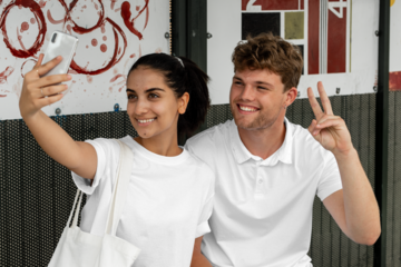 Casual wear png, transparent mockup, tee and polo shirt design, men's and women's summer fashion