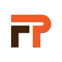 Web line modern color full logo design