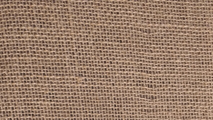 Brown burlap, sackcloth texture background. Burlap canvas coarse jute sackcloth background texture. Vector illustration.
