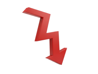 Red lightning bolt symbol icon danger energy power electrical hazard alert