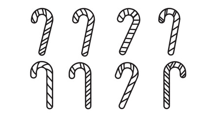 christmas candy cane font