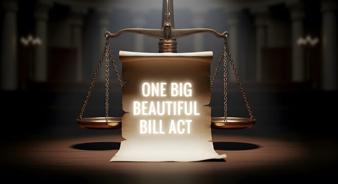 &ldquo;One Big Beautiful Bill Act Press Podium