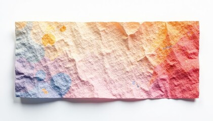 Close-up of a textured flap against stark white, photography, minimal, close-up