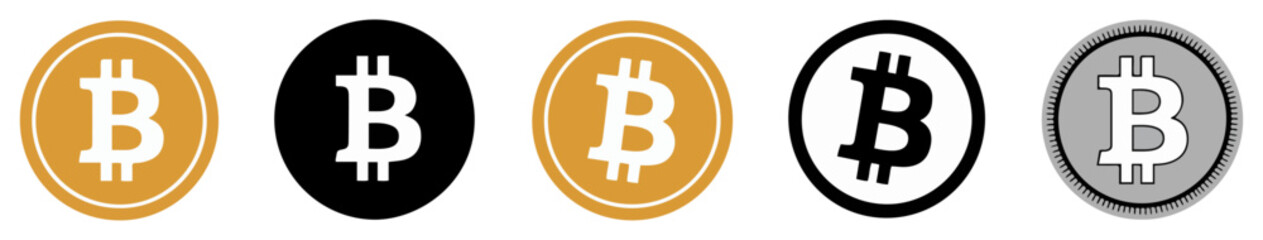 bitcoin virtual currency payment icon vector
