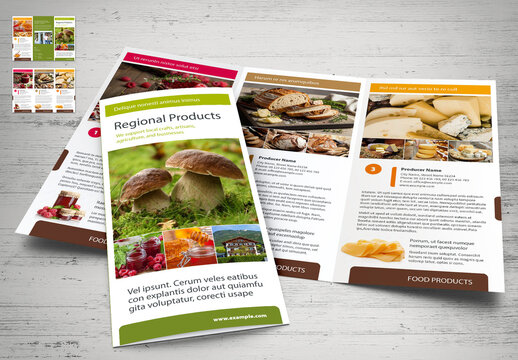 Tri-fold DL Brochure for Regional Products Eco Offer