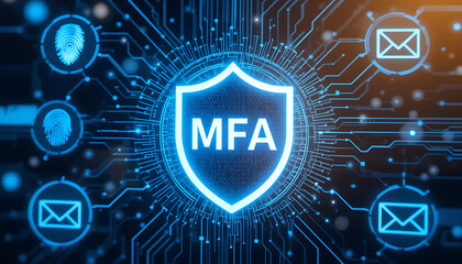 Multi-Factor Authentication (MFA) Technology for Enhanced Cybersecurity, Strong User Identity Verification, Encrypted Access Control, and Secure Digital Authentication Across Applications, Devices